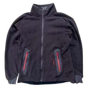 Arc'teryx Polartec Fleece Jacket Thick Lined Woman’s Burgundy Brown Medium